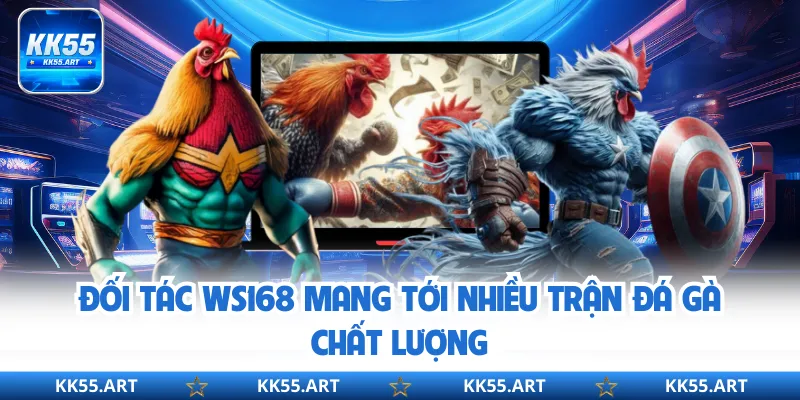 Đối tác WS168 mang tới nhiều trận đá gà chất lượng